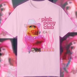 Pony Club Shirt Shirt Miss Piggy Muppets Unisex Tshirt